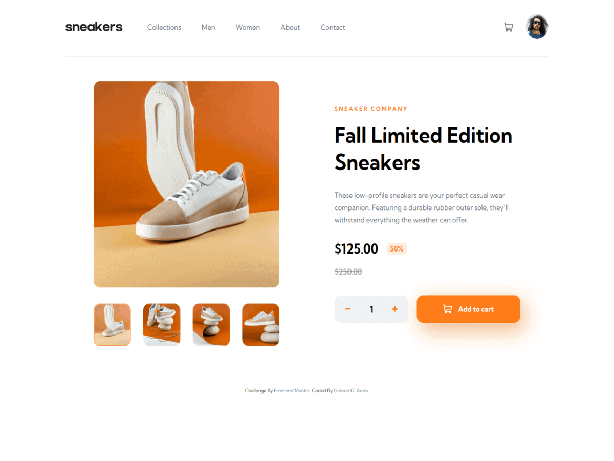 E-commerce product page