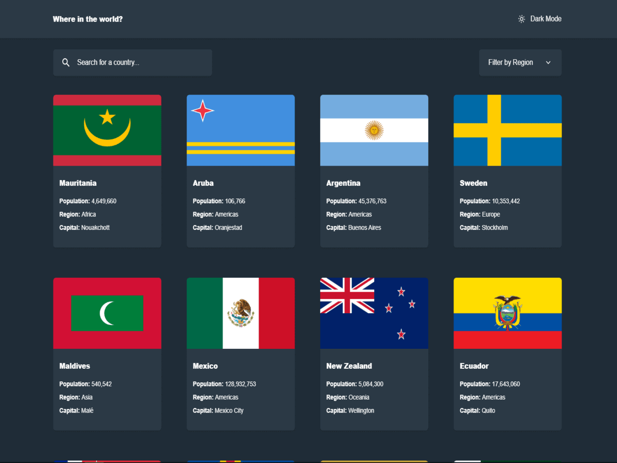 REST Countries API